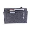 Soft Felt Hanging Storage Bag Premium Polyester Remote Control Holder  For Bedroom