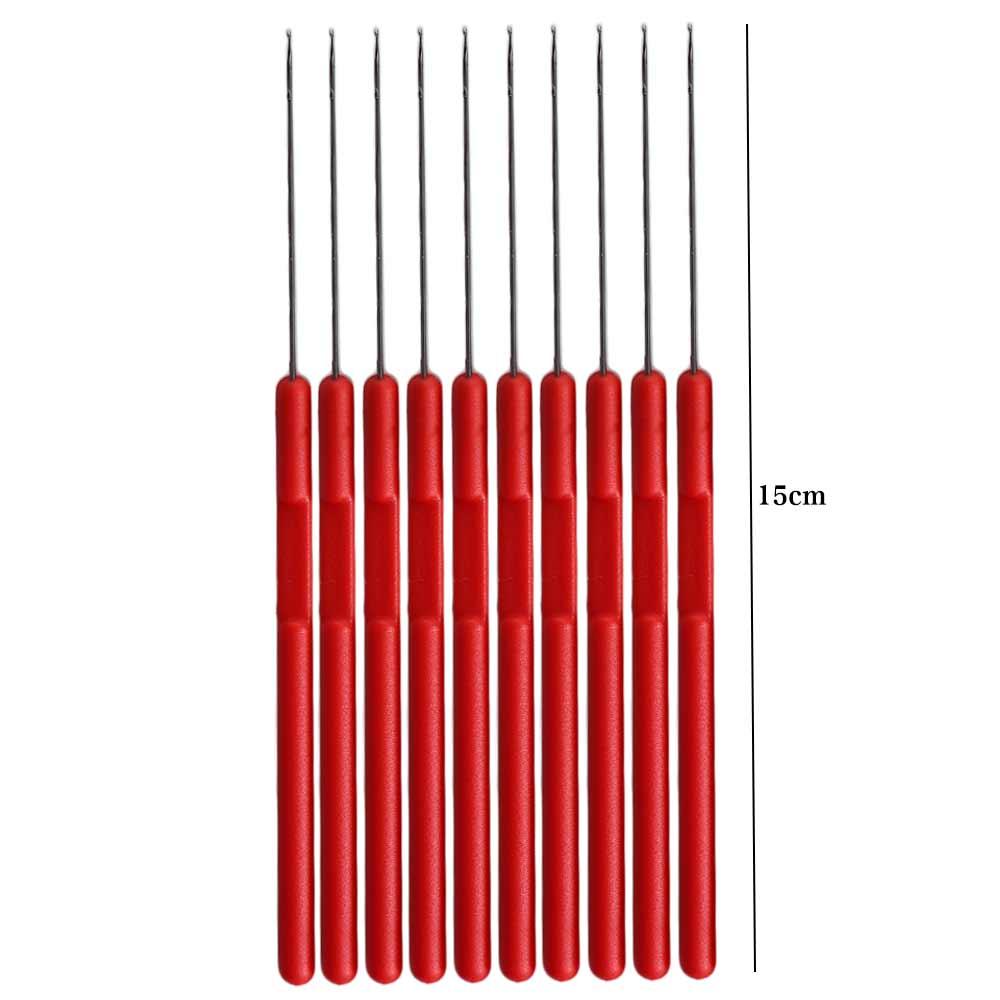 10pcs/set Plastic Dreadlock Crochet Needle Knitting Micro Hook Needle  for Jumbo Braiding