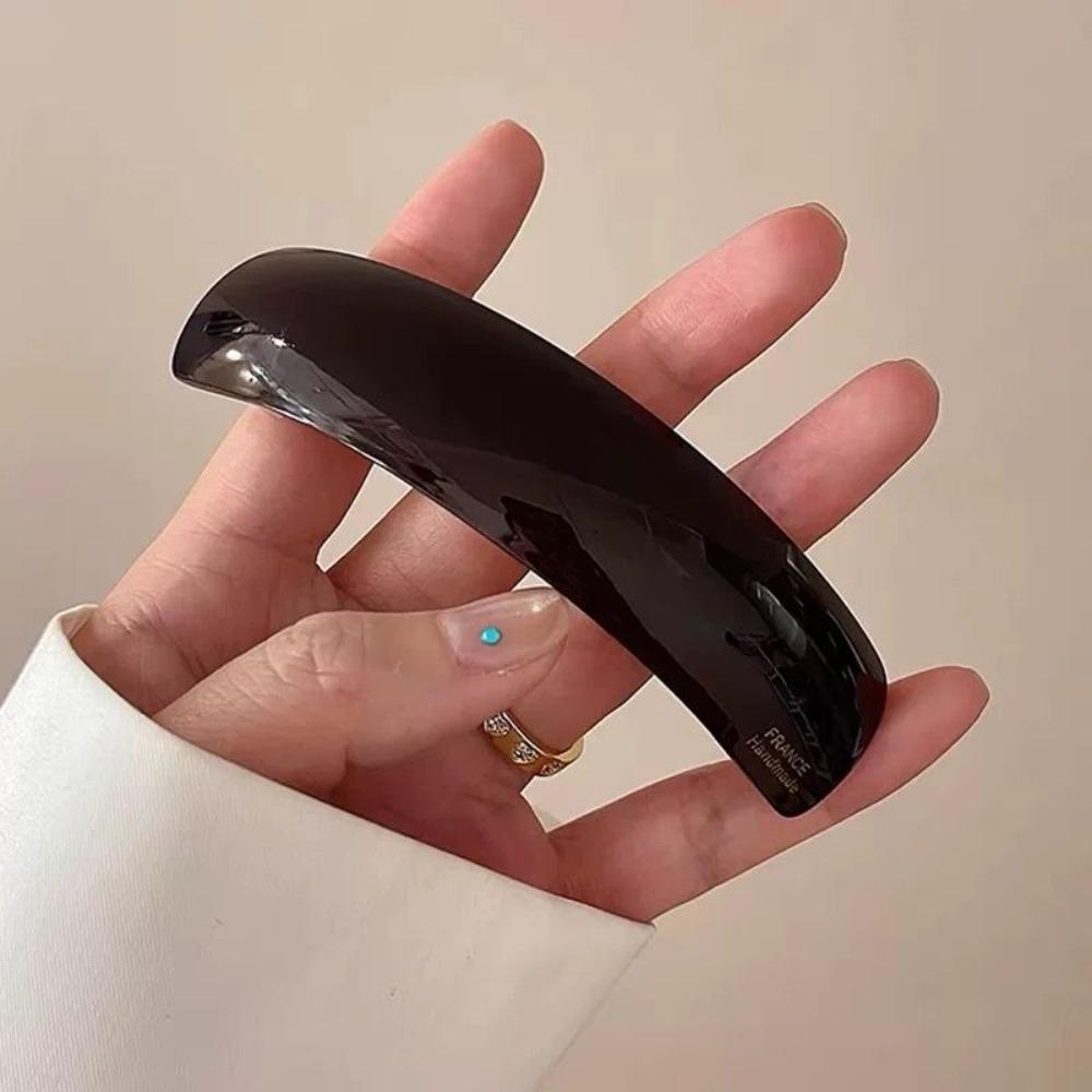 Эллиптическая ацетатная заколка для волос Геометрическая большая заколка Милая заколка-пружинка Женская