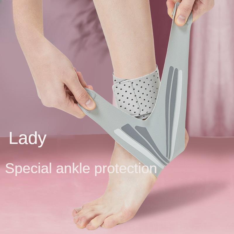 Спортивный бандаж на лодыжку Ультратонкий женский анти-растяжение стопы Фиксированная реабилитационная лодыжка Тонкая лодыжка вывихнутый сустав Баскетбольный бег для мужчин