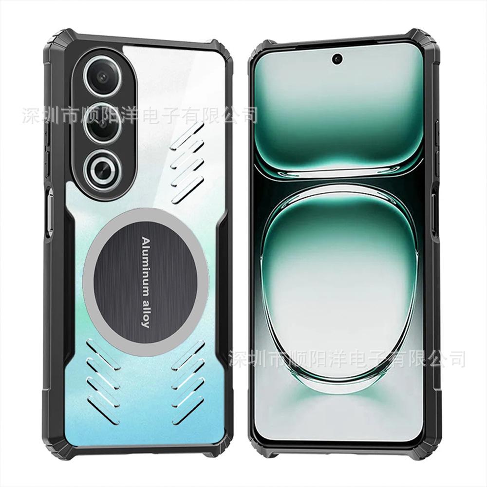 Магнитный чехол для мобильного телефона OPPO K13X K13 Turbo K12X K12, акриловый высокопрозрачный защитный чехол