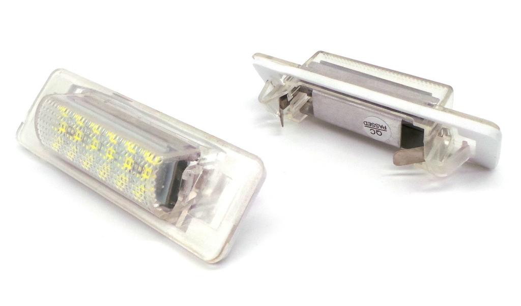 Светодиодные фонари подсветки номерного знака 2 шт., совместимые с Mercedes, 12 В, для бездорожья