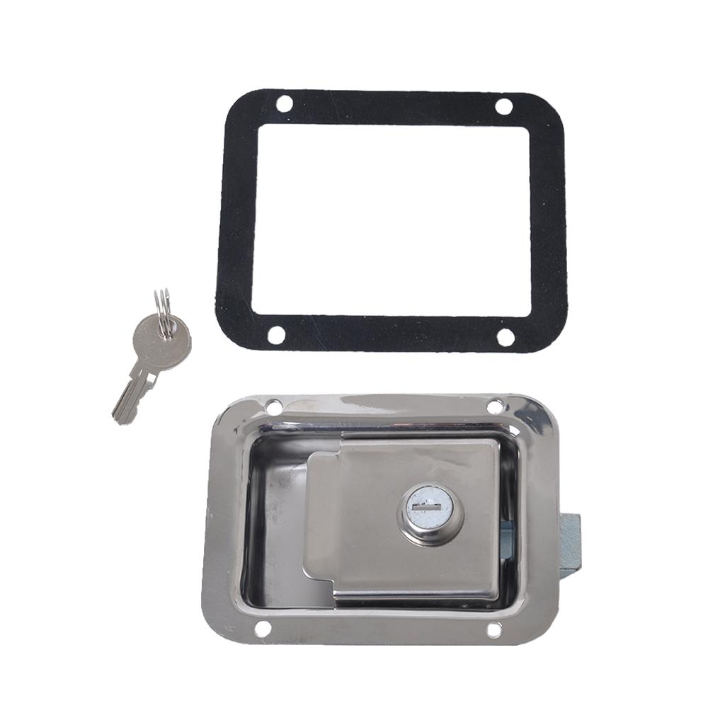 RV Travel Trailer Boat Lock Entrance Door Toolbox Latch Stainless Steel