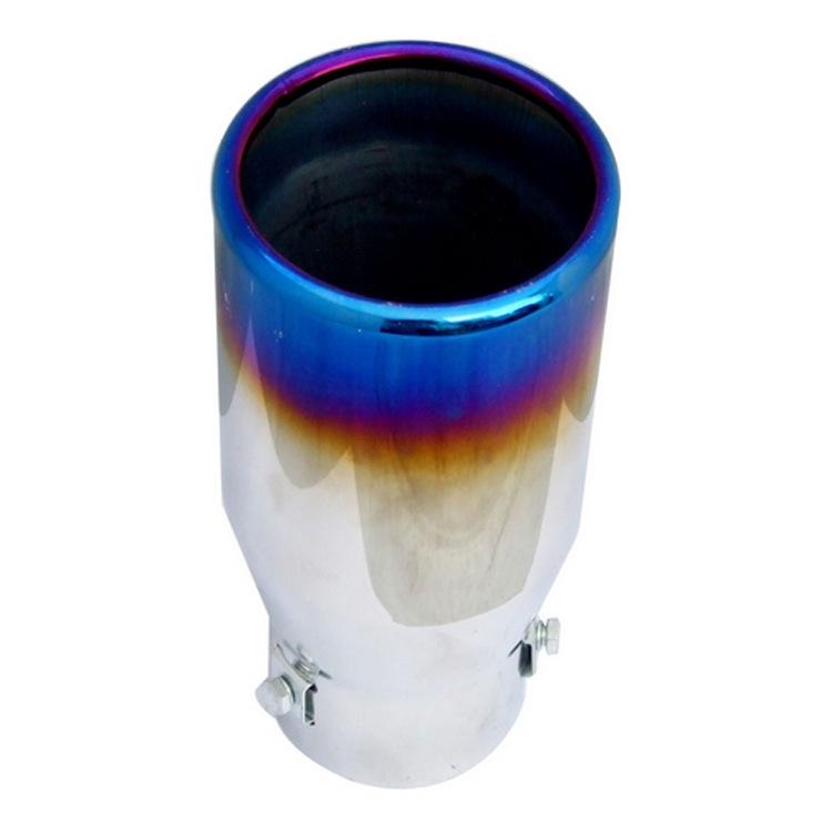 Stainless Steel Semi-Blue Exhaust Tailpipe for Prado, Reiz, Camry, RAV4, S6