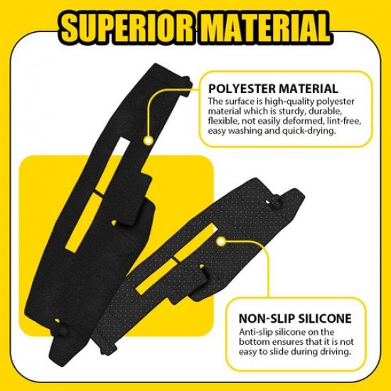 Fit For Chevrolet C K 1500 2500 3500 1988-1994 Dash Mat Dashmat Cover Dashboard