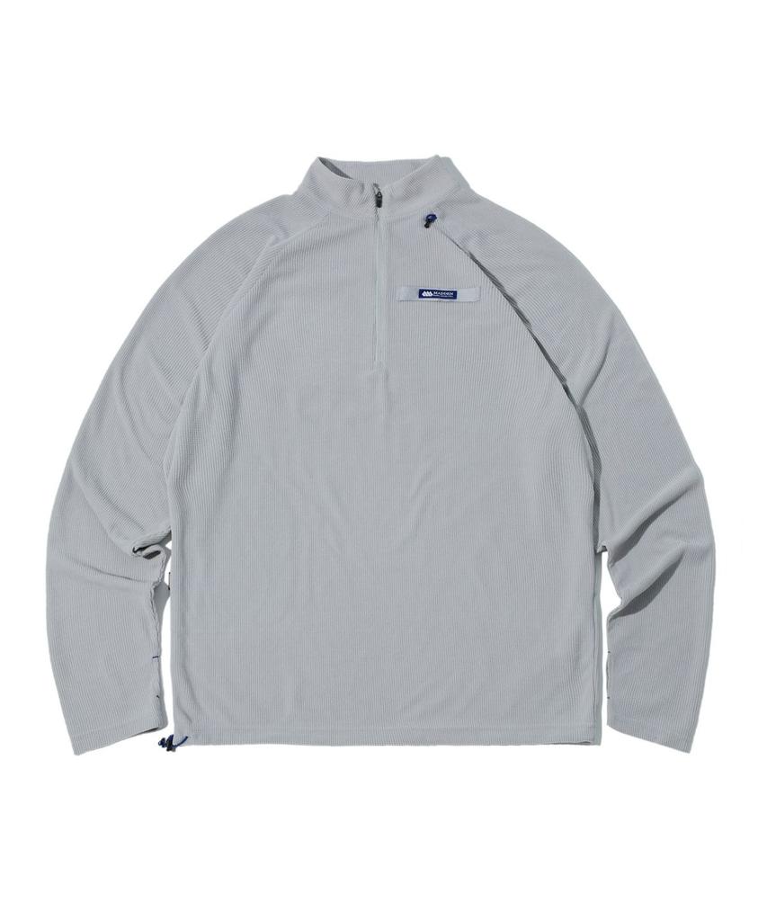 MADDEN [2 Colors] Funny Waffle Half Zip-Up