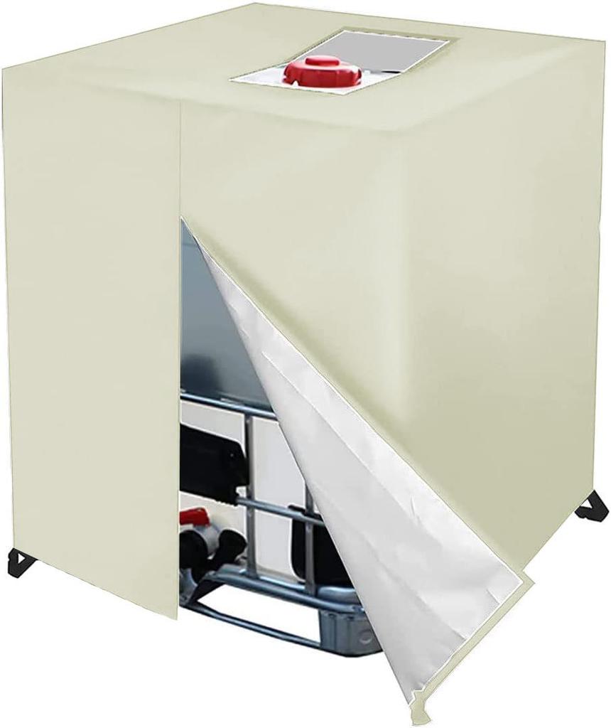 Защитный чехол для IBC-контейнера - Ткань Оксфорд 420D, 1000 л, Защита от солнца и пыли для водяных бочек