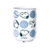 PEANUTS Snoopy Approximately Microwave and Dishwasher Japanese Made In Product Number 631101 Teacup, 270ml, Safe, Pattern, Blue, Japan,
