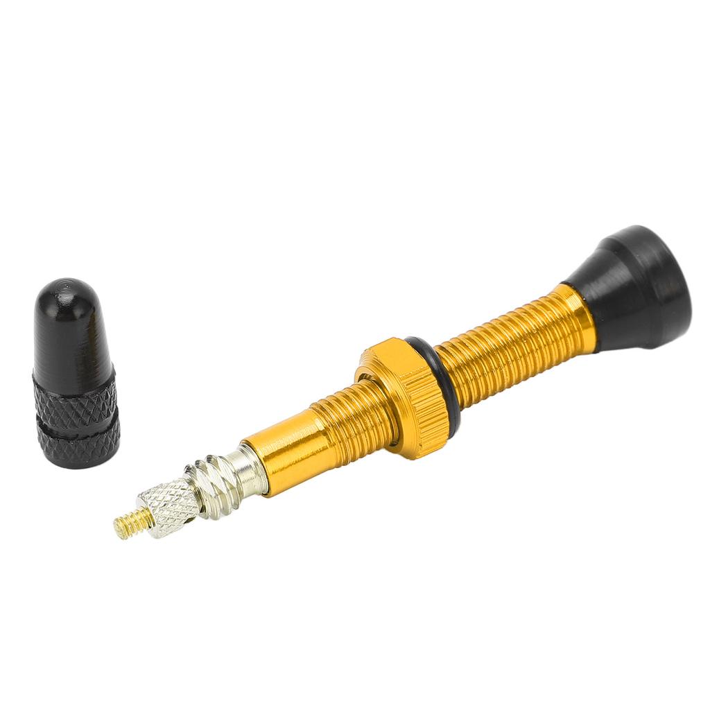 Бескамерные штоки клапанов из анодированного алюминиевого сплава вакуумный удлинитель 40 мм для клапана Presta для шоссейных велосипедов