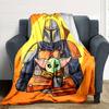 Customiz Name Personality Yoda Blanket Soft &Warm Sofa Office Bed Travel Lunch Break Blanket, Gift Suitable All Seasons