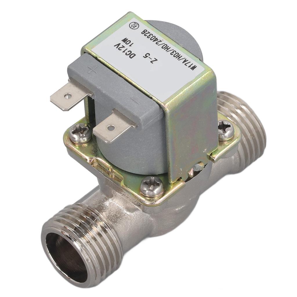 Электромагнитный клапан DC12V, резьба G1/2 дюйма, высокотемпературный клапан для слива воды для диспенсера