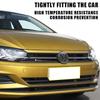 YKPSC1 139mm 110mm VW Logo ABS Emblem Car Hood Front Grill Rear Trunk Badge Accessory For Volkswagen Polo 2019 2020 2021 2022 2023 2024