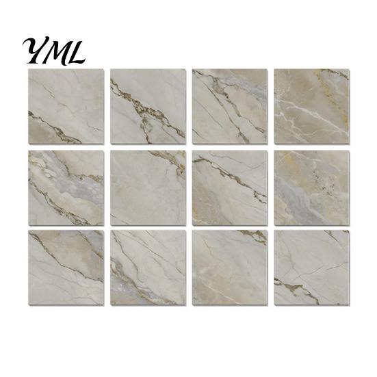 Waterproof Backsplash Decals for Bathroom 12PCS Imitation Marble Pattern Wall Stickers, Self-Adhesive EVA Easy Apply Renovation Sheets Tiles, Scratch