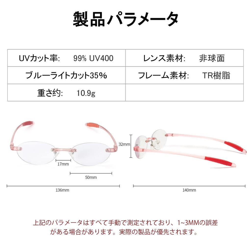 Чтение Blue Light Senior for Computers [CEETOL] Очки, Cut, женские, Очки, мужские (Рецепт +2.0, Красный)