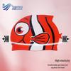 Children's Cartoon Fish Silicone Swim Cap - Waterproof, Non-slip, High Elasticity for Kids and Adults