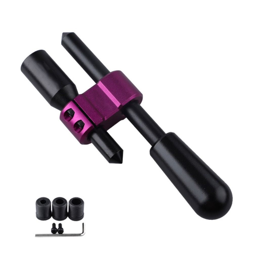 Aluminum Shift Knob Extension Adjustable Manual Gear Shift Knob Universal Gear Shifter Lever Car