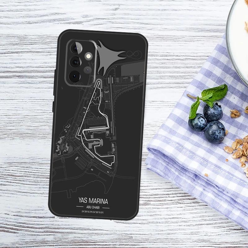 Чехол с трассой Формулы-1 для Samsung Galaxy A54 A34 A14 A56 A36 A16 A06 A13 A53 A12 A22 A32 A52 A35 A17 A15 A55