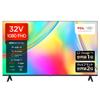 TCL 32V TV Google TV Full High Definition Internet Video Совместимость 32S5401 Безрамочный Dolby Audio FHD HDR10 Запись дополнительных программ Голосовой поиск