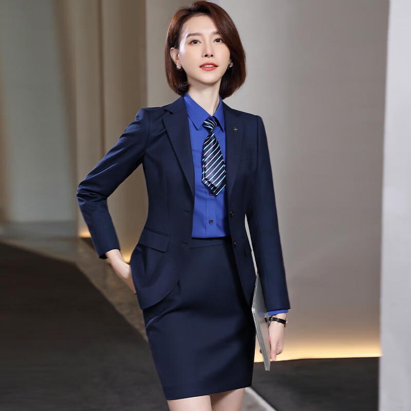 KASER YE 50% Wool Houndstooth Business Suit Set