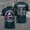 Linkin Park Футболка 3D с принтом From ZERO World Tour 2026