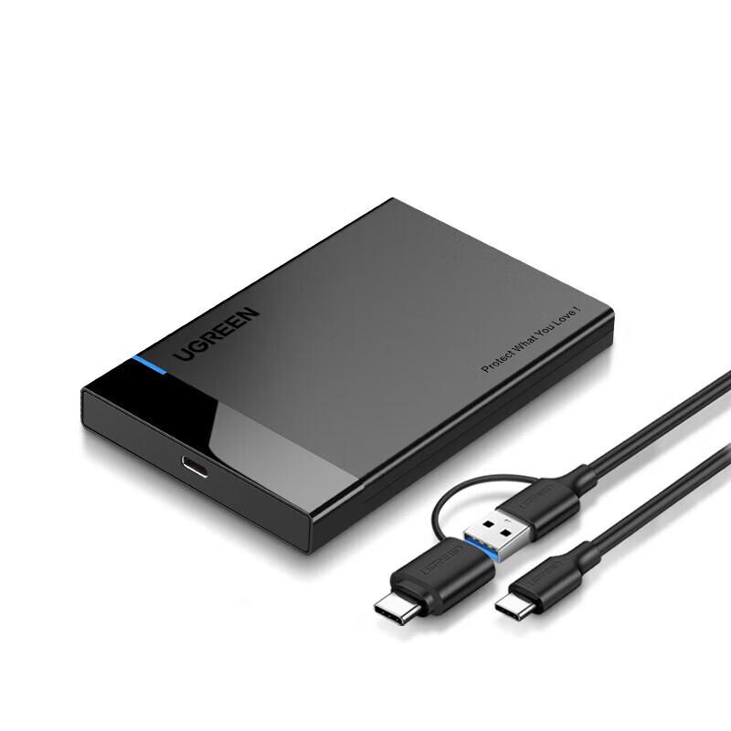 Ugreen Двойной корпус для 2,5-дюймового SATA HDD с USB 3.0 Type-C