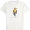 Polo Футболка с принтом Polo Bear, хлопковая, с коротким рукавом, Классическая версия, Мужские топы 710P04985-001