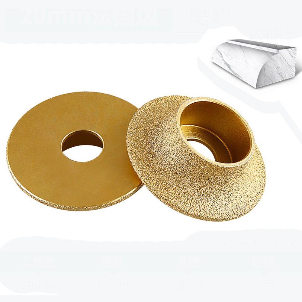 75 мм Мрамор Гранит Плитка Обрезка Шлифовальный Круг Французская Кромка Угловая Шлифмашина Шлифовальный Диск