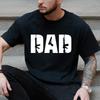 Dad Guns T-Shirt for Men Short Sleeve Tes Father's Day Gift Gun Lover Graphic Tops Harajuku Streetwear Oversized Male Clothing