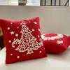 Jacquard Throw Pillowcover INS Style Cushion Cover Christmas Plush Pillowcase  Living Room/Office