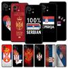 Роскошный чехол для телефона с флагом Сербии для Xiaomi 12T Pro 12 13 11 Ultra Mi Note 10 Lite 10T 5G 11X Pro 11T 9T, мягкий силиконовый чехол