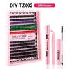 Diy Color Eyelash Extension Kit Thick Simulation D Song Large Capacity False Eyelashes