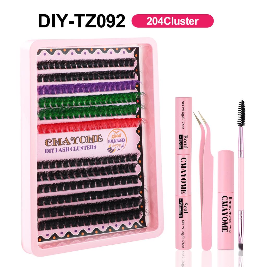 Diy Color Eyelash Extension Kit Thick Simulation D Song Large Capacity False Eyelashes