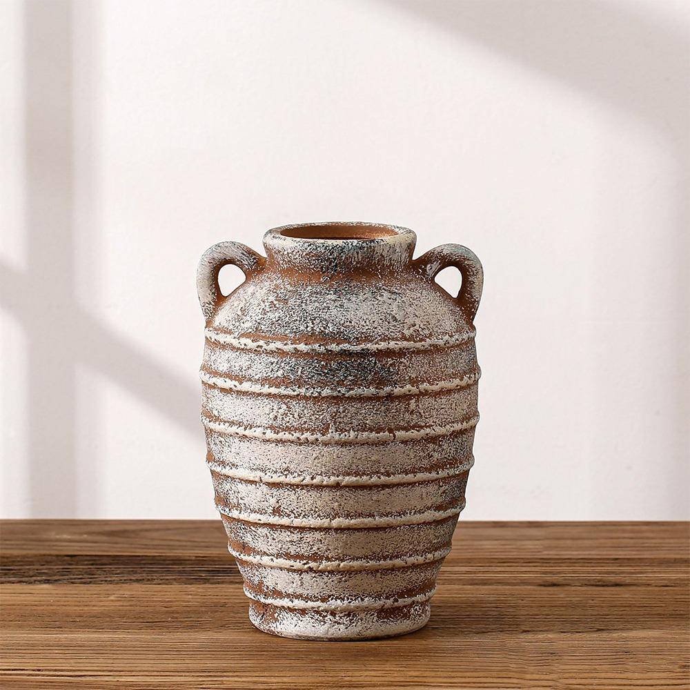 Modern Antique Ceramic Vase Artistic Hydroponic Vase Plant Pot Ornament Home Decor