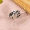 Cross Trendy Ring Hip-hop Punk Style Versatile Boyfriend Style Open Ring