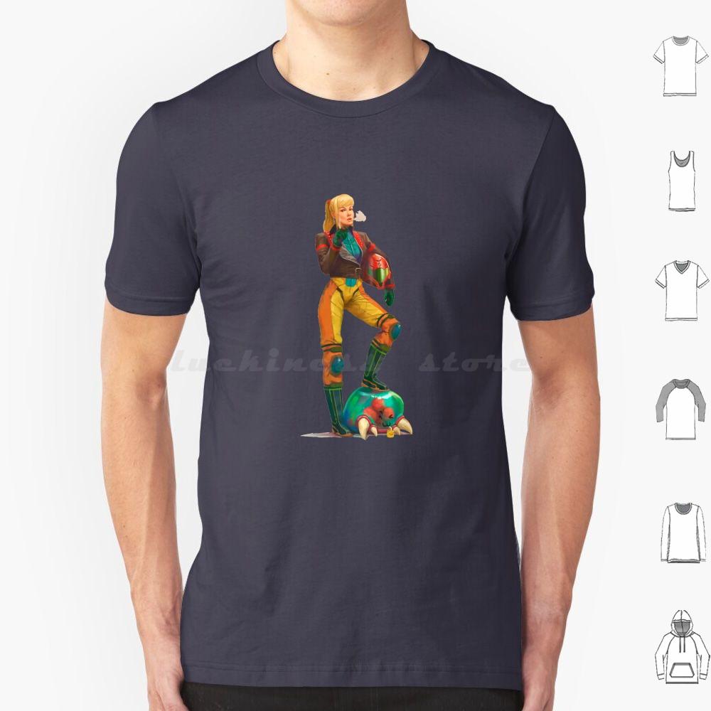 Metroid T Shirt Men Women Kids Samus Metroid Game Videogame Retro Tough Chick Samus Aran Women Strong Dread Space Pirate