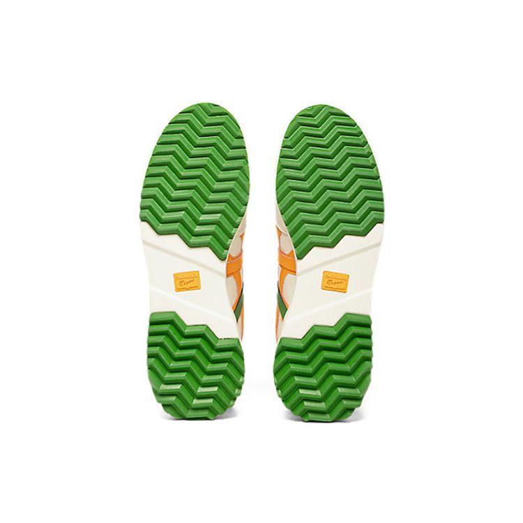 ONITSUKA TIGER Делегация Кожа Удобные Прочные Низкие Повседневные Кроссовки Унисекс Бежевый Зеленый 1183A559-107