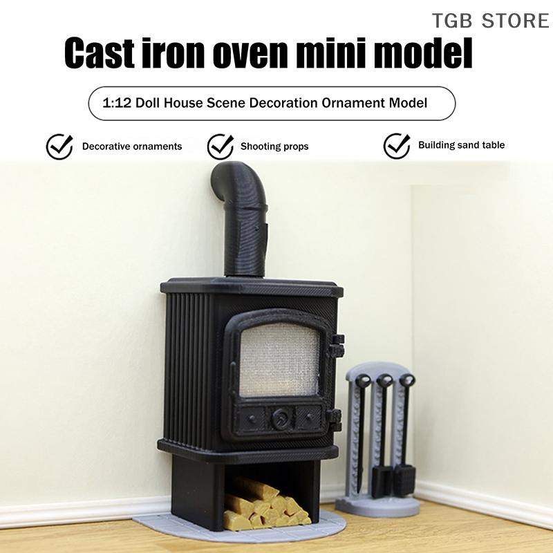 1/12 Мини Модель Камина Печи Дымохода Украшение Гостиной Кукольного Домика Аксессуары для Мебели Кукольного Домика