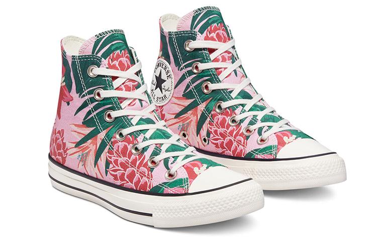 Кеды Converse Chuck Taylor All Star High 'Сцена в джунглях - Розовый цветочный принт' 171077C