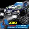 Новый высокоскоростной гоночный внедорожник 4WD RC Car 50 км/ч или 80 км/ч Супер бесщеточный высокоскоростной радио 4x4 Off Road Super Fast Drift Racing RC Truck Vehicle