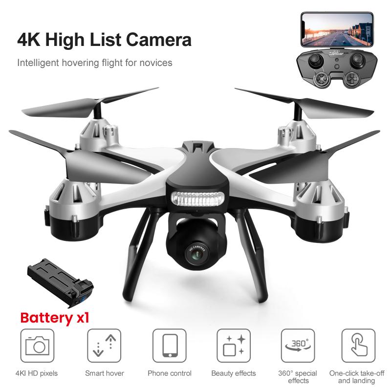 New UAV HD Professional Dual Camera Remote Control Helicopter 4K Dual Camera Drone Aircraft Aerial Photography Quadcopter WIFI
