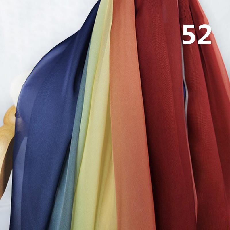 2M Ткань шифон градиентного цвета радуги в древнем стиле 30D органза тюль для DIY ханьфу свадебного платья сценического декора