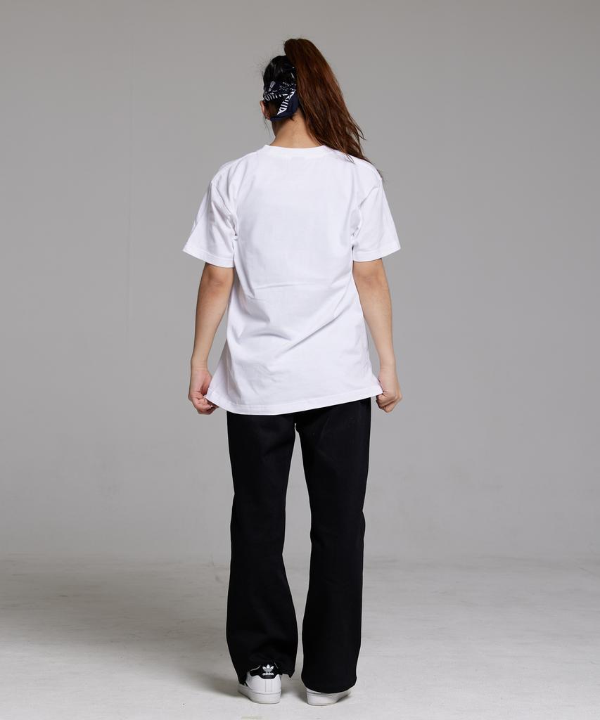 CREAM SODA LAB Swallow Twin Short Sleeve Tee White
