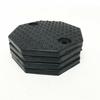 4pcs/set 135*10mm Black Rubber Arm Octagon Pad Kit for Challenger Lift Lifts