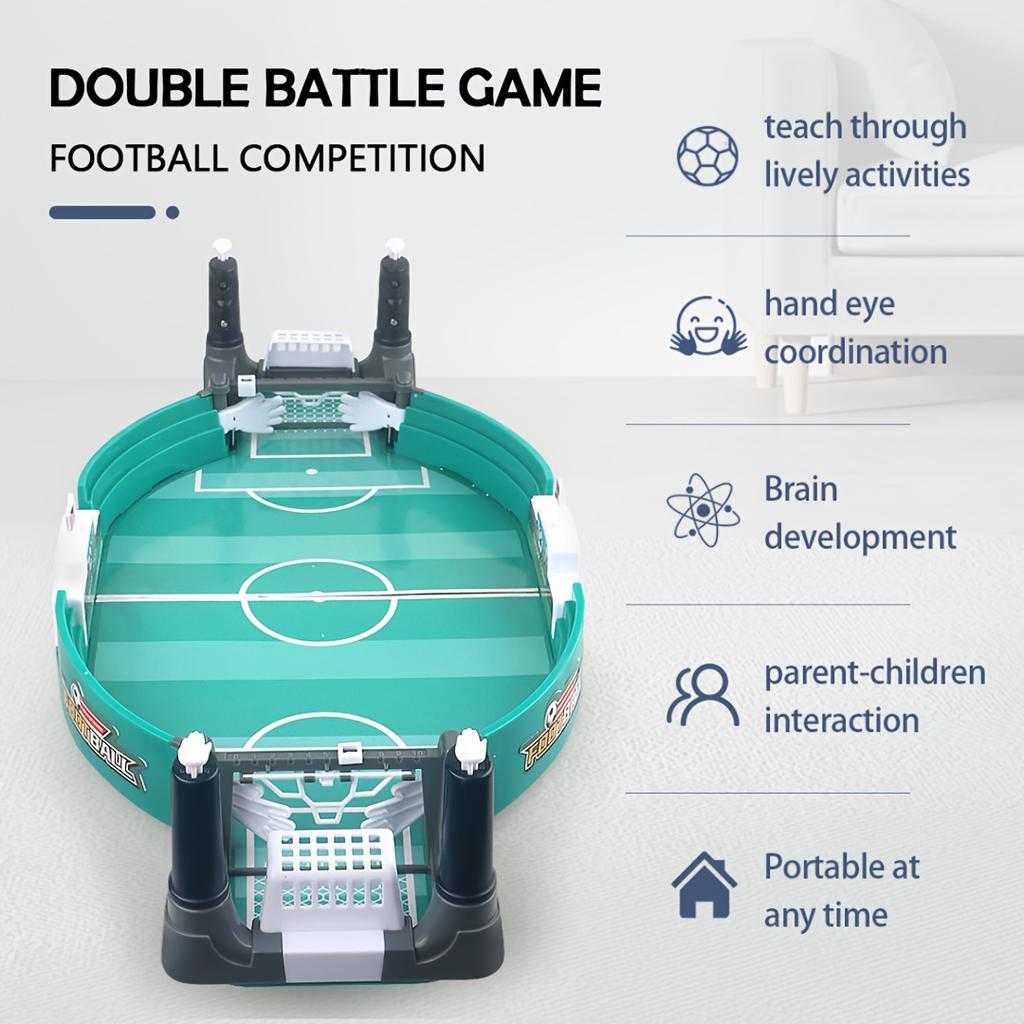 Necessary For Family Gatherings, Kid's Table Football Two-player Battle Table, Educational Board Game Football Two-player Game, Two-person Toy Gift