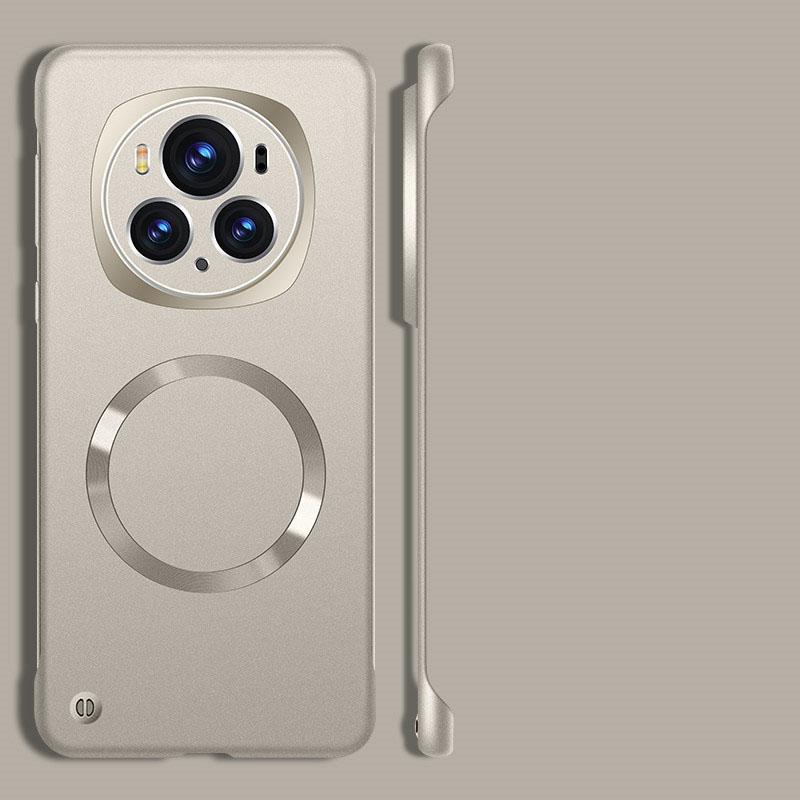 Безрамный матовый чехол для телефона Huawei Honor 200 Pro с беспроводной зарядкой Magsafe для Magsafe Магнитный чехол для Honor 100 200 Pro Capa Borderless Cover