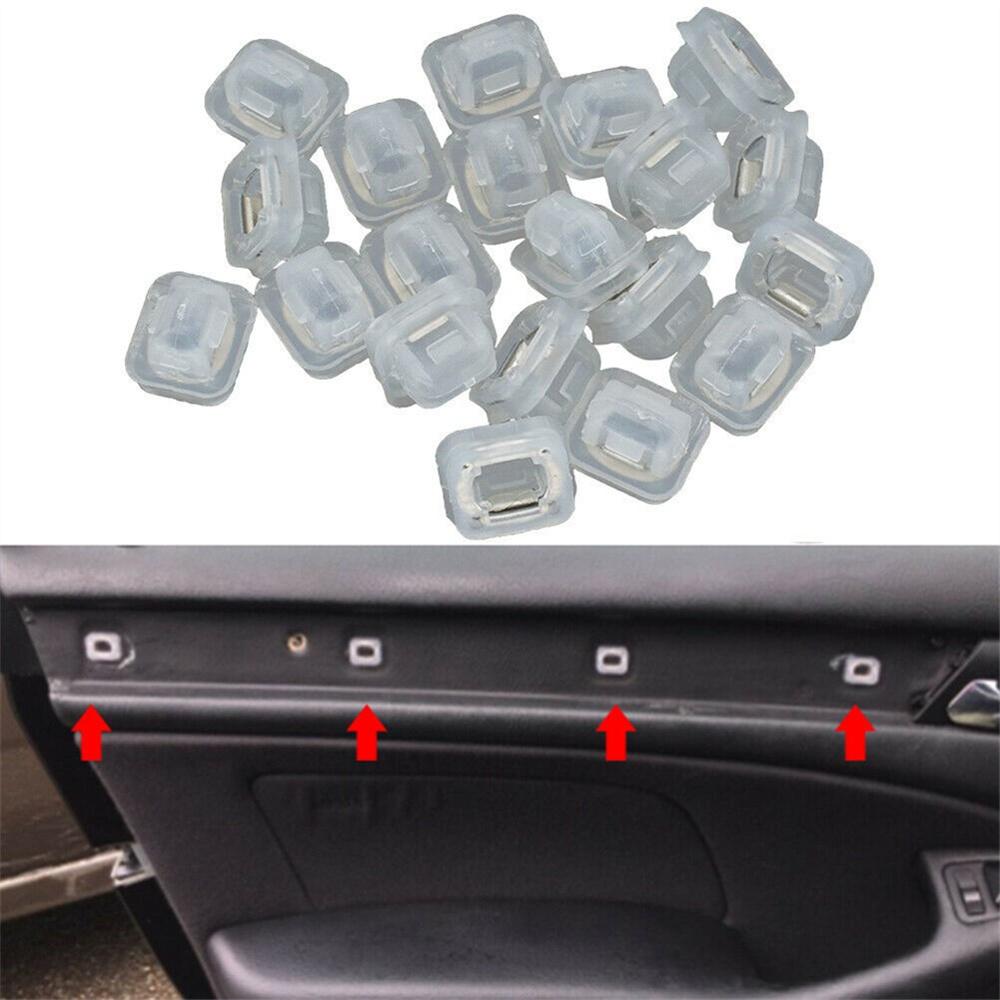 20PCS Interior Trim Moulding Clips Door Retainer For BMW 3 Series E46 E90 E91