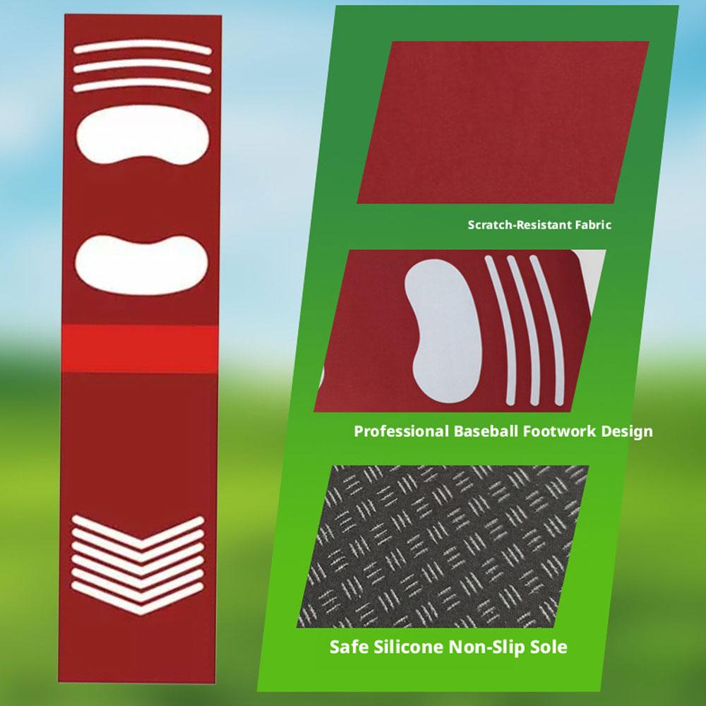 1pc Baseball Training Mat Softball Practice Pad Baseball Hitting Mat Baseball Training Supplies Non-Slip Softball Trainer Mat