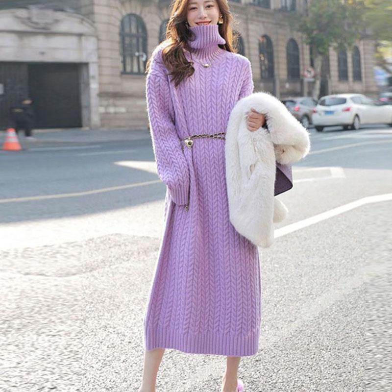 Шерстяное платье женское зимнее 2023 длинное стильное роскошное французское платье знаменитостей супер красивое шерстяное платье с подкладкой свитер женские топы