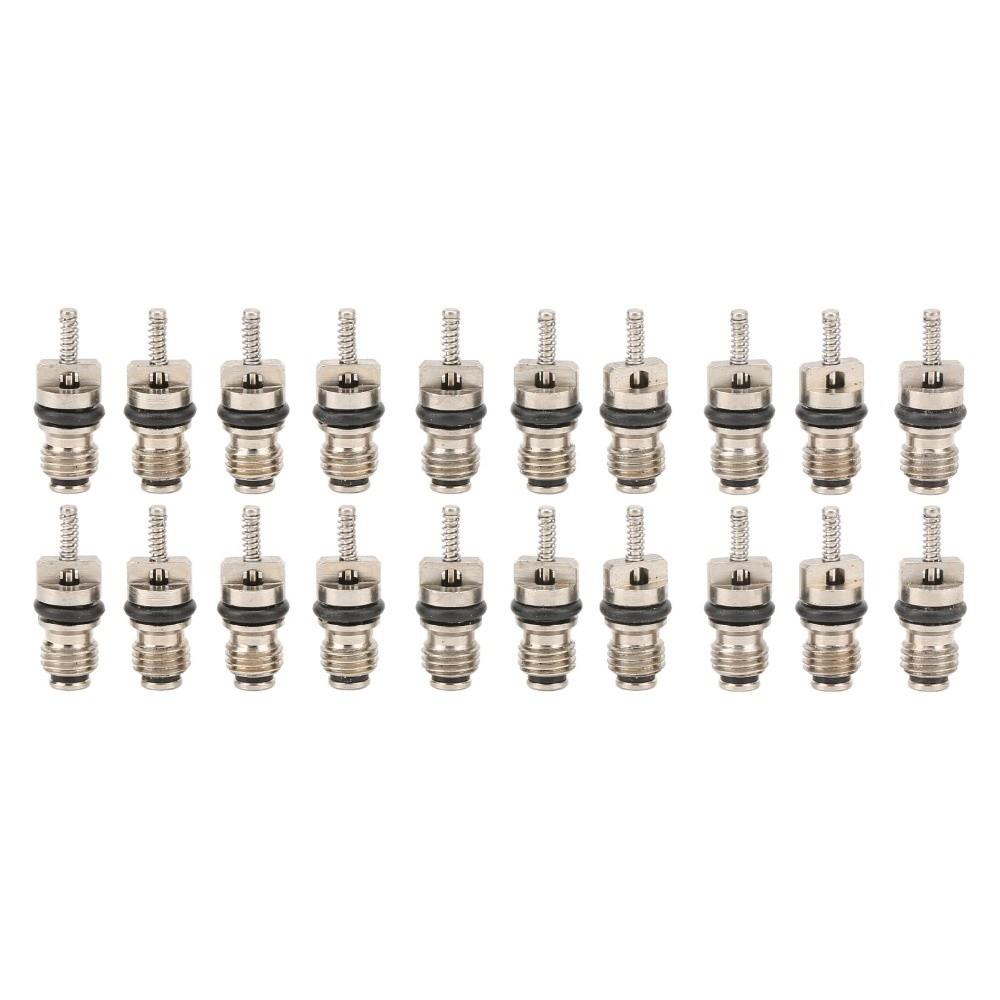 20PCS Multi Sizes Car Air Conditioning Valve Core A/C Schrader Valve Core Auto Shop