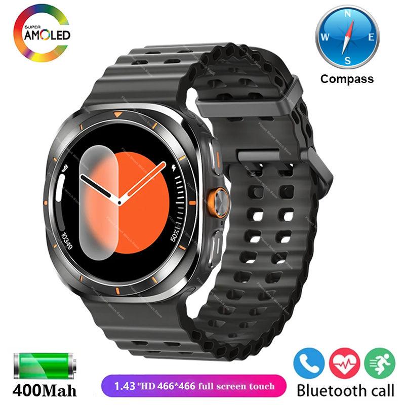 Новые Оригинальные Часы Ultra Смарт-часы 47мм AMOLED ChatGPT GPS NFC Компас IP68 Водонепроницаемые Часы Bluetooth Звонки Смарт-часы Мужские